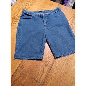 RIDERS by LEE Jeans Women BLUE 16W Denim Preowned  Summer  Used Spring Casual